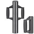 Enhance Fence Post Driver with Anti-Slip Handles T Post Driver, Heavy Duty Steel Post Driver Pounder Hammer for Metal