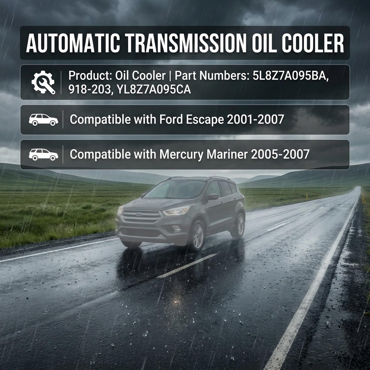 Automatic Transmission Oil Cooler For Ford Escape 2001-2007 Mercury