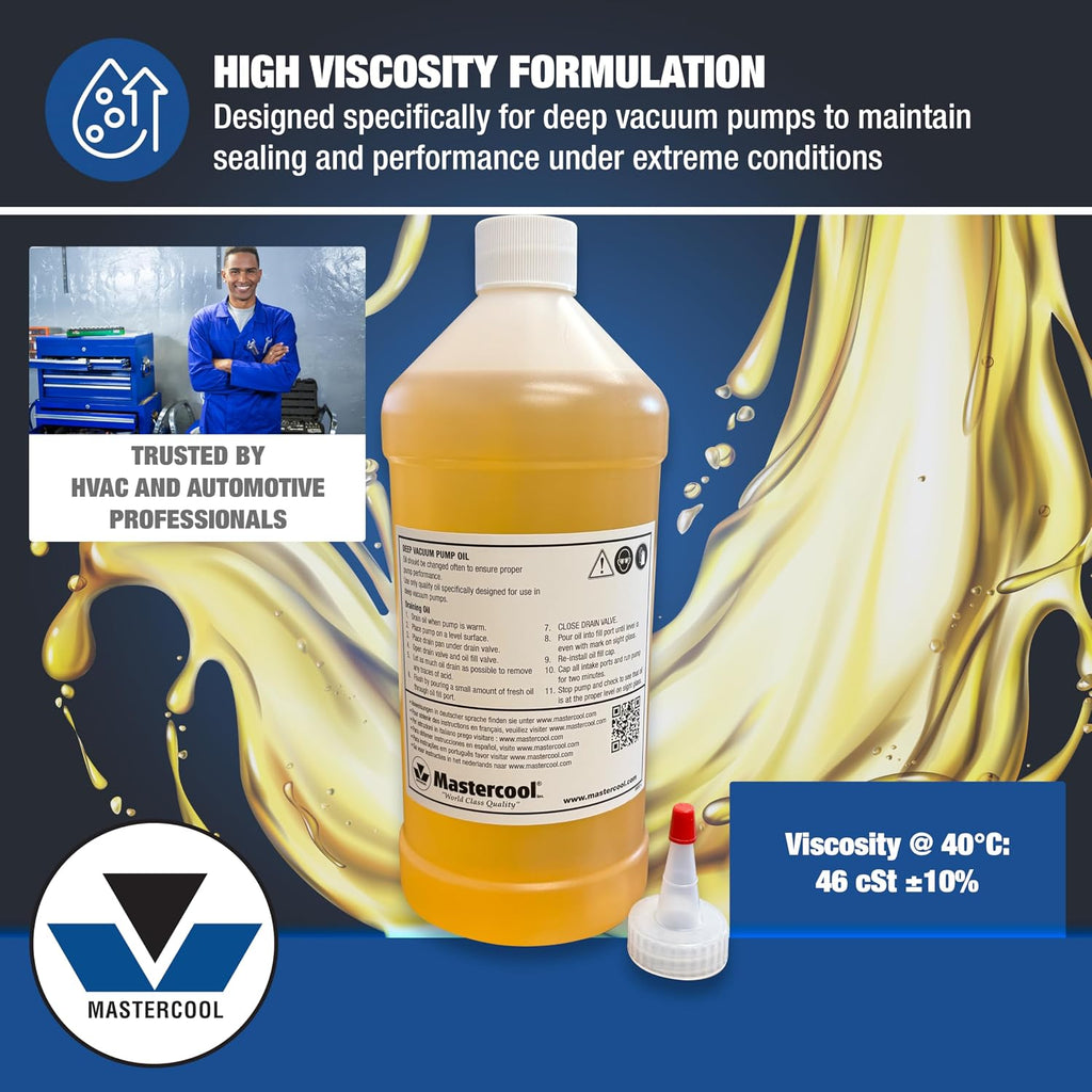 Mastercool 90032 32 oz Vacuum Pump Oil