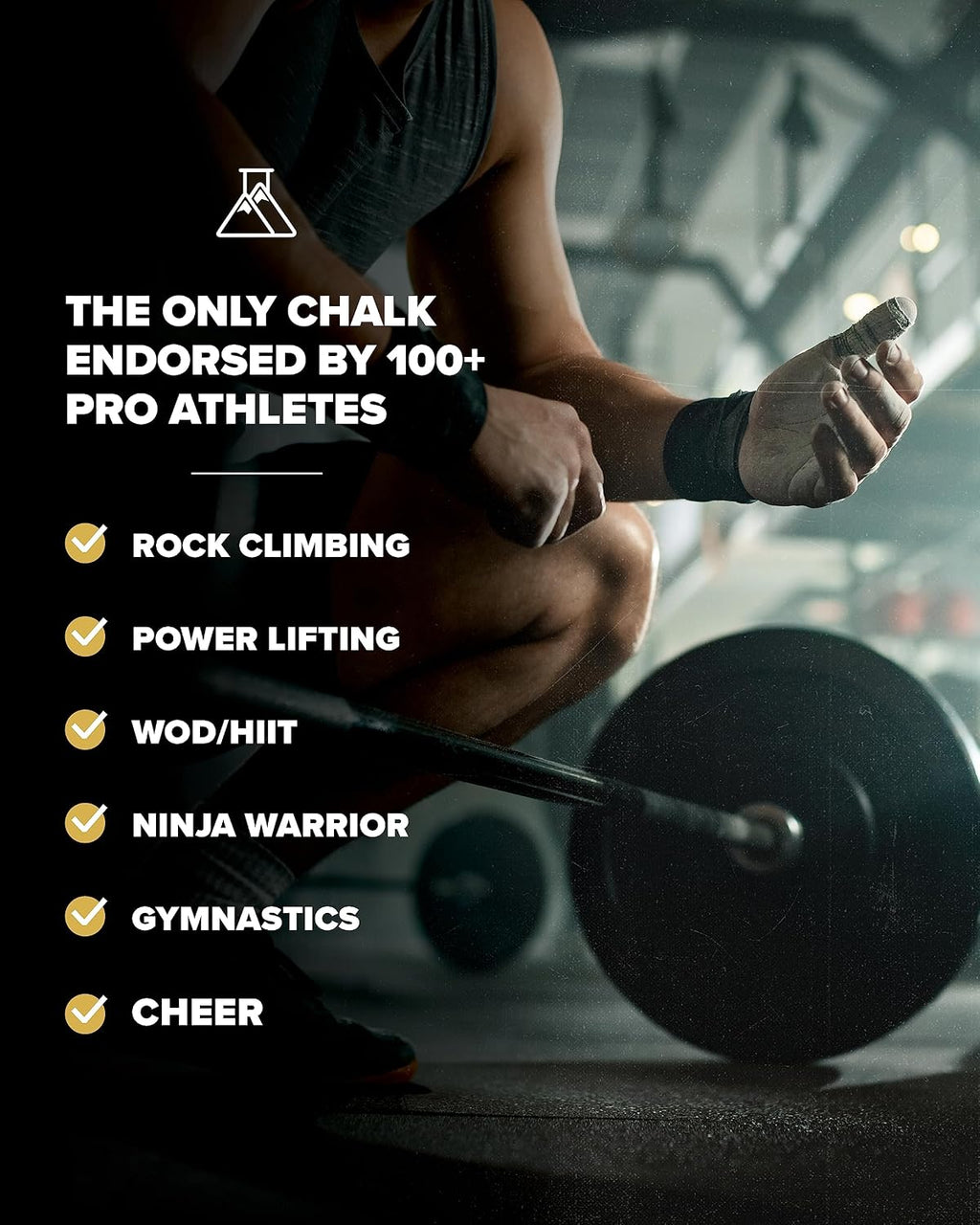 Premium Loose Climbing Chalk, High-Performance Hand Chalk | Superior Grip For Climbing, Weightlifting & Gymnastics