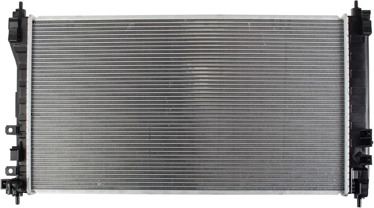TRQ Radiator Assembly Aluminum Core Cross Flow with Transmission Oil Cooler