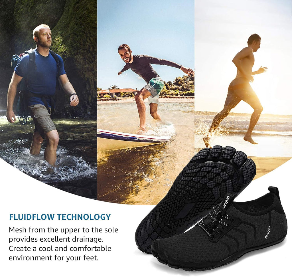 Water Shoes Quick Dry Barefoot Beach Sport Swim Shoes for Men Women