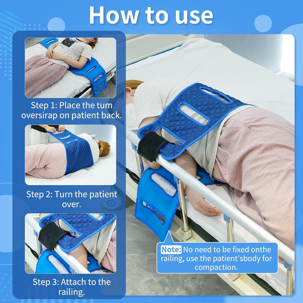 Transfer Sling with six Handles -Padded Assist Gait Belt - Heavy Duty Patient Lift with Straps -Mobility Standing and