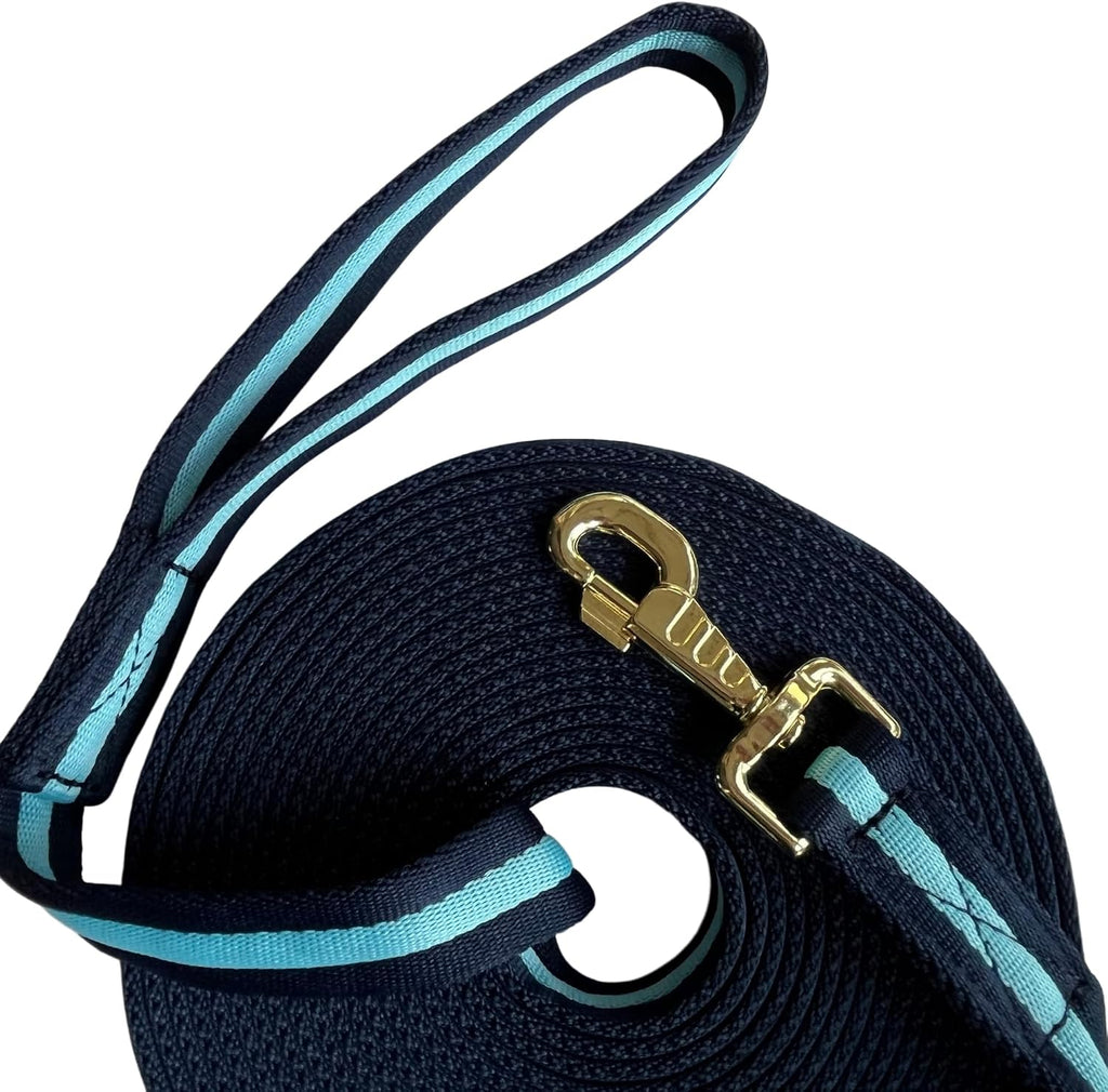 Horse Lunging Training line with Alloy Trigger Snap, 26ft (8m) Equestrian Lunge Line for Daily Exercise & Competition