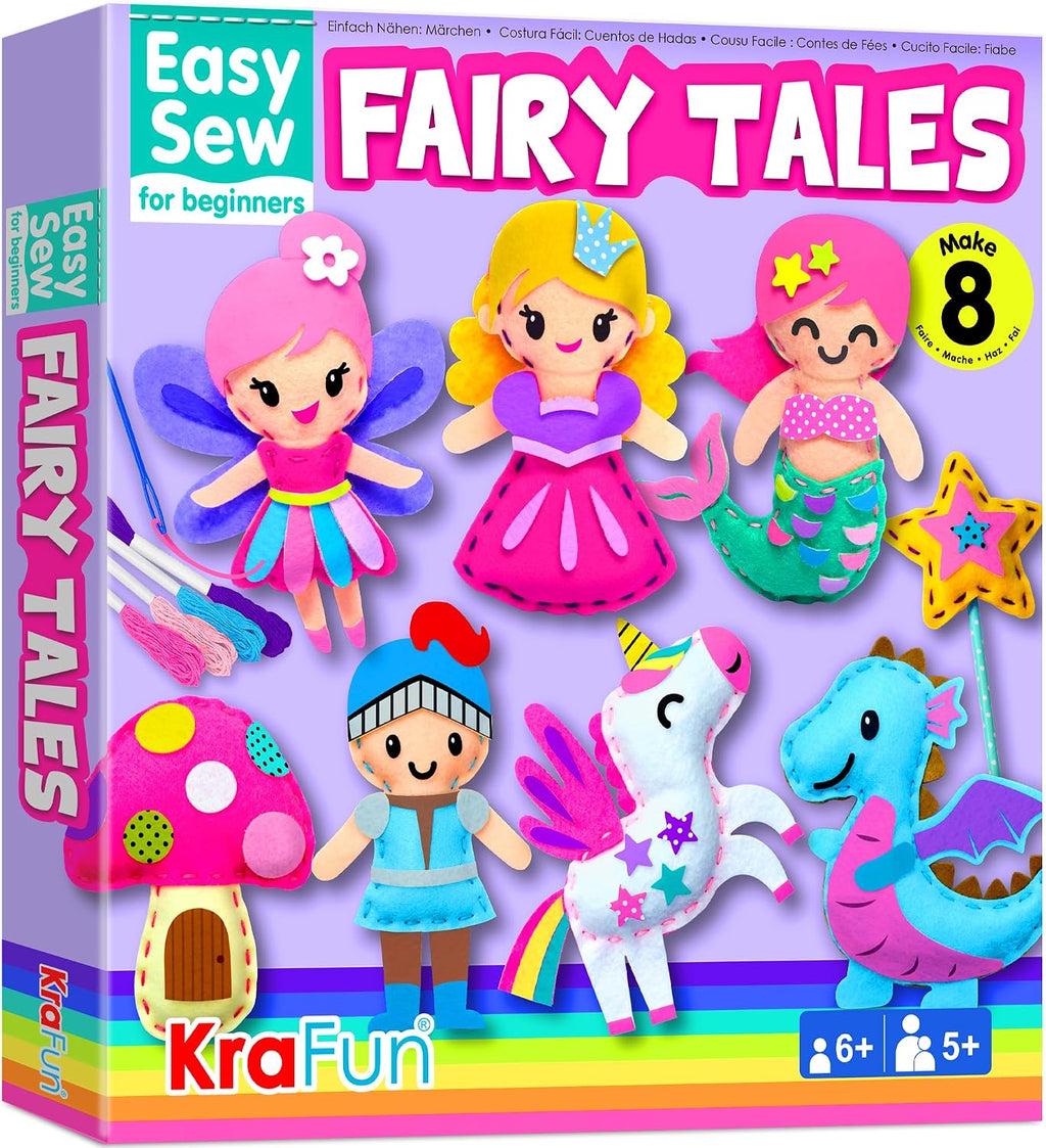 Fairy Tales Sewing Kit for Kids Ages 5-10 | 8 Projects
