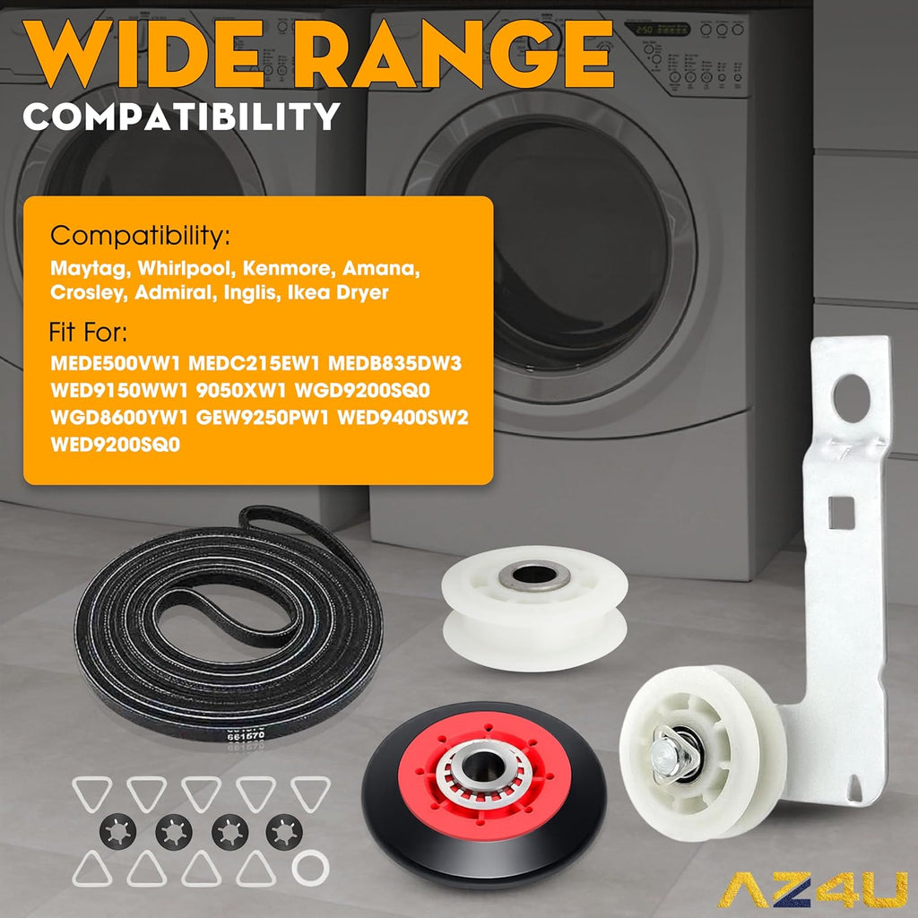 Dryer Maintenance Kit For Maytag MEDE500VW1 MEDC215EW1 MEDB835DW3