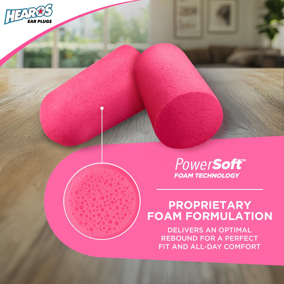 Sleep Pretty in Pink Ear Plugs For Sleeping, 14 Pair (Pack of 1)