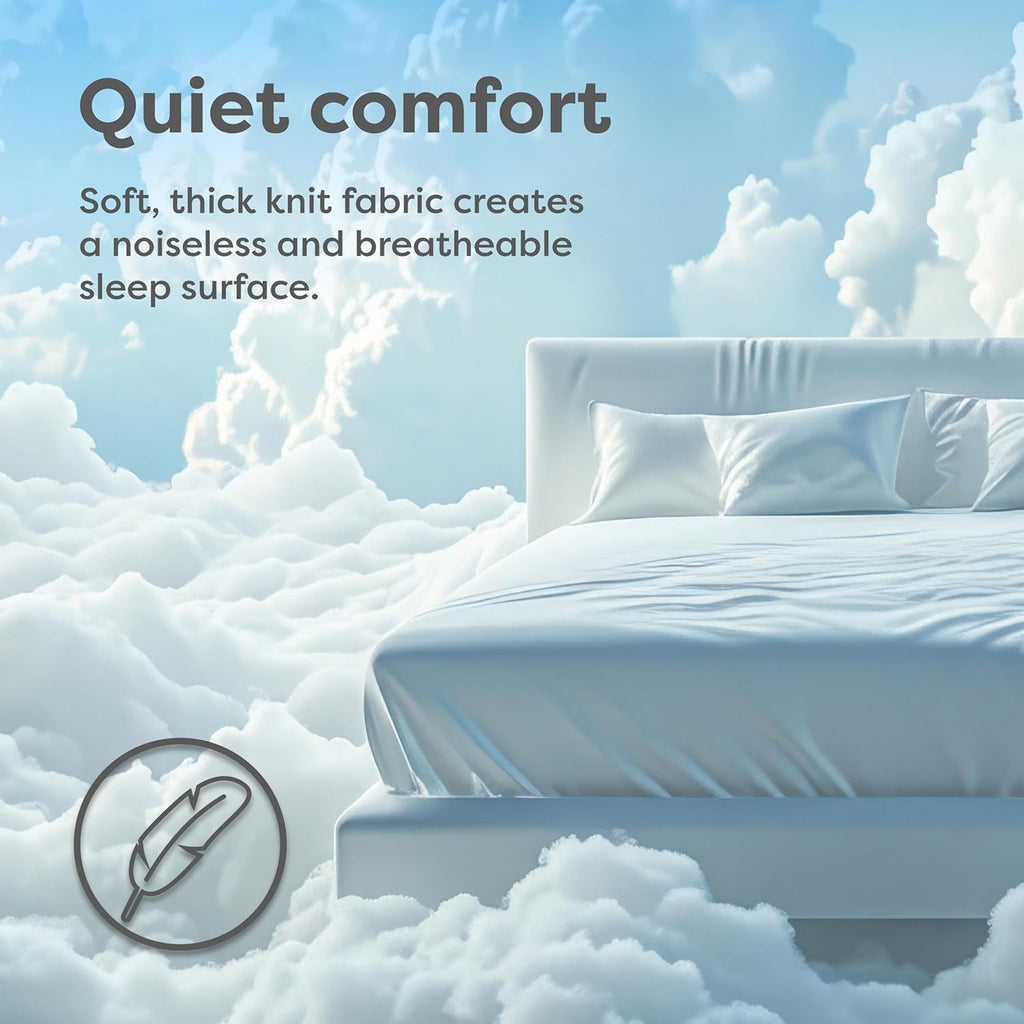 Box Spring Encasement - Zippered Bed Bug Dust Mite Proof Hypoallergenic - Sleep Defense System - Full XL –54" W x 80" L