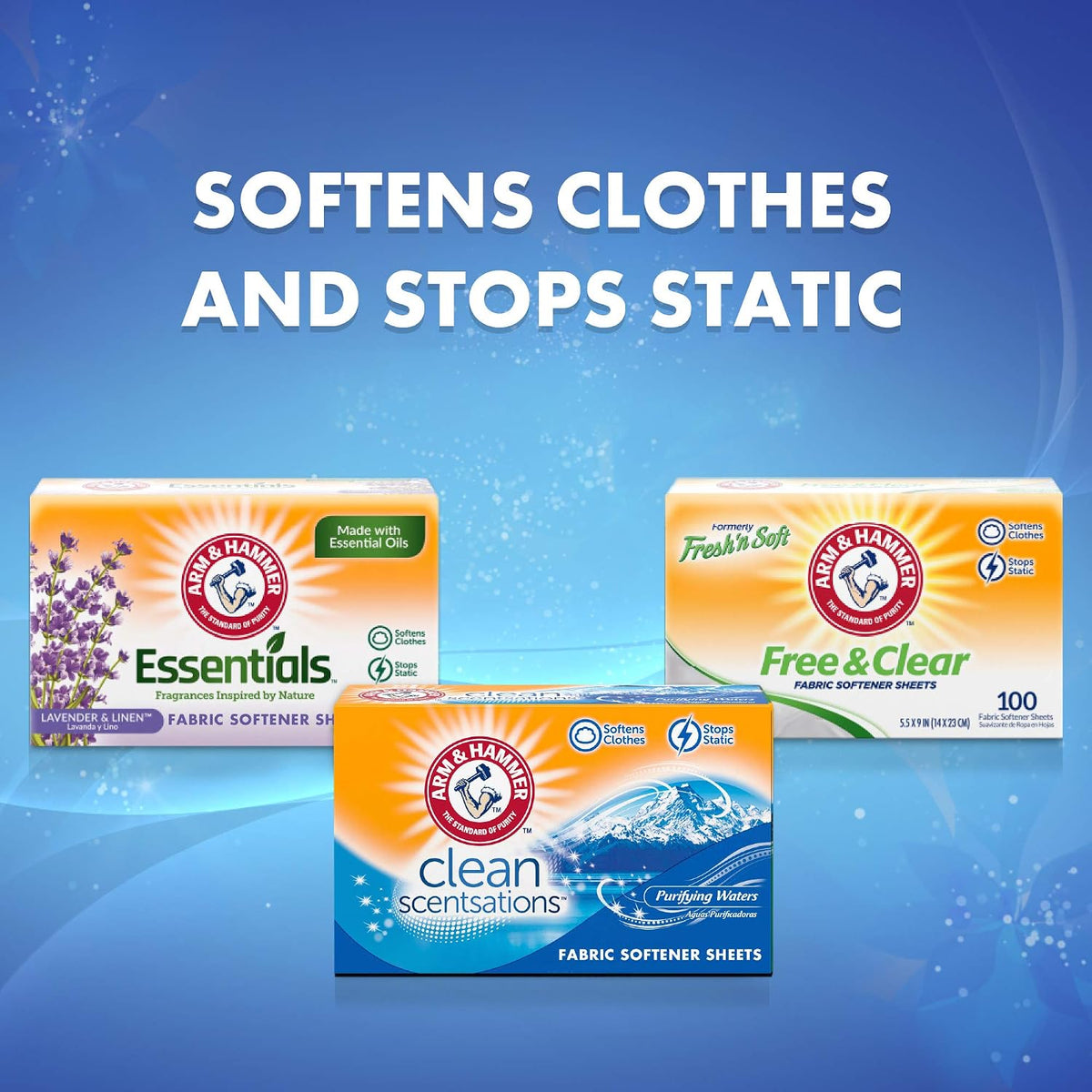 A&H Fresh 'N Soft Dryer Sheets 100Ct