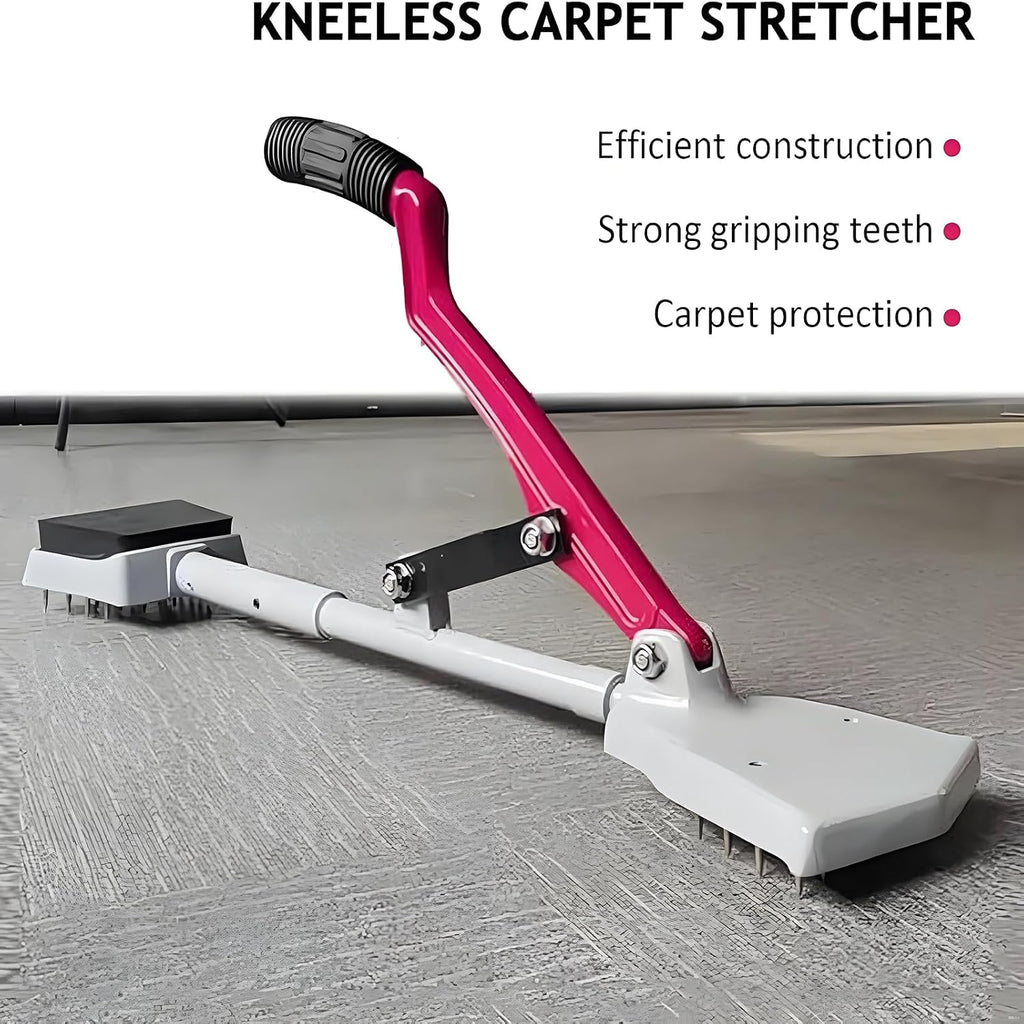 Carpet Stretcher Knee Kicker, Knee-Less Installation Tool with Rubber Handle, Provides a Firm Grip, It Can Also Be