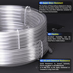 TAILONZ Clear 1/4" OD PU Air Hose 10M/32.8ft