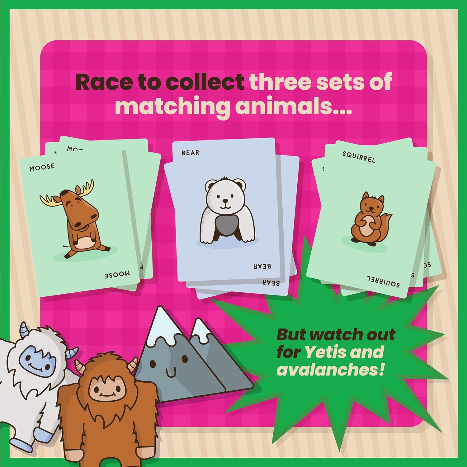 Moose Match Mayhem - by Taco Cat Goat Cheese Pizza – A Wild Adventure, Speed-Matching Card Game! Easy, Fast and Fun