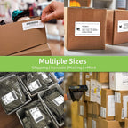 Compatible 2-1/4" x 1-1/4" Direct Thermal Labels Replacement for DYMO 30334 Barcodes Address Postage, Compatible with
