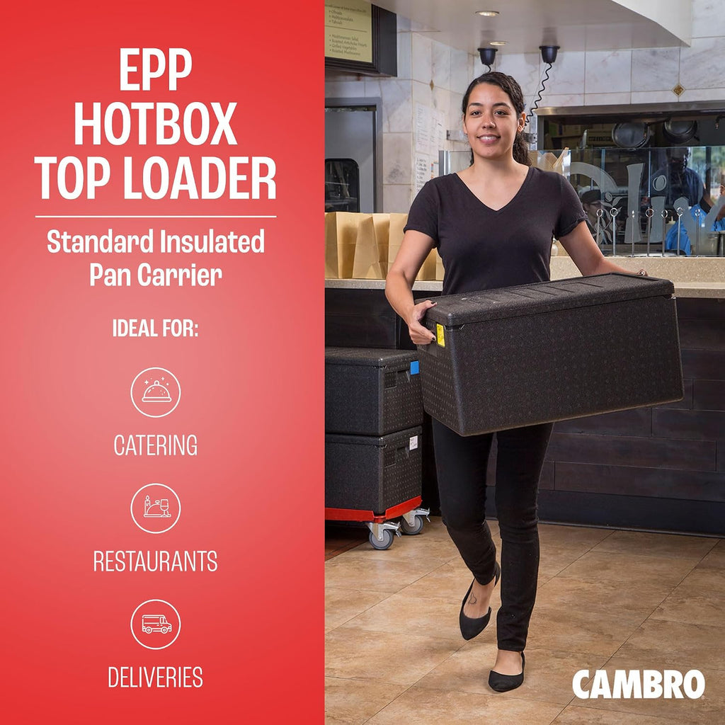Standard Insulated Pan Carrier & Hot Box Food Warmer for Catering, Restaurants & Deliveries - Lightweight Thermal