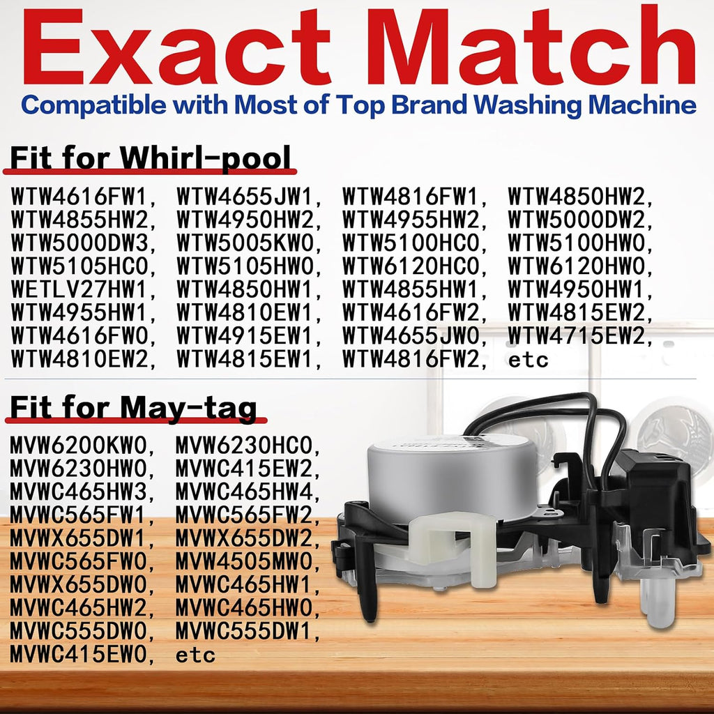 WTW4850HW1 MVWC465HW2 Washer Shift Actuator Fit for Whirl-pool May-tag