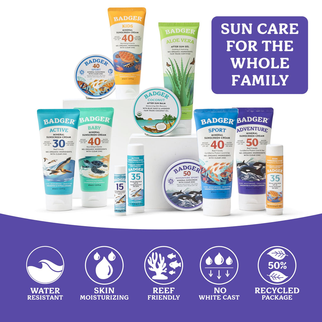 Reef Safe Mineral Sunscreen SPF 50, Zinc Oxide, 2.9 fl oz