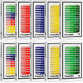 120 Pcs Prepared Microscope Slides, 48 Different Patterns Animals Plants Insects Specimens for Kids, Students Biology