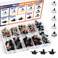 132PCS 8Values Micro Slide Switch Kit Spdt 1p2t Small Toggle Switch Mini Vertical Panel Mount ON Off Assortment 2 Position 3 Pin SS12D00 SS12F15 SS12D10