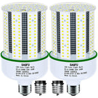 100W LED Corn Light Bulb,LED Corn Bulb 5000K Daylight White,2-Pack 1000W Equivalent, Super Bright,E26 E39 Base for