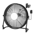 16" Battery Powered Floor Fan with LED Light Compatible with Milwaukee