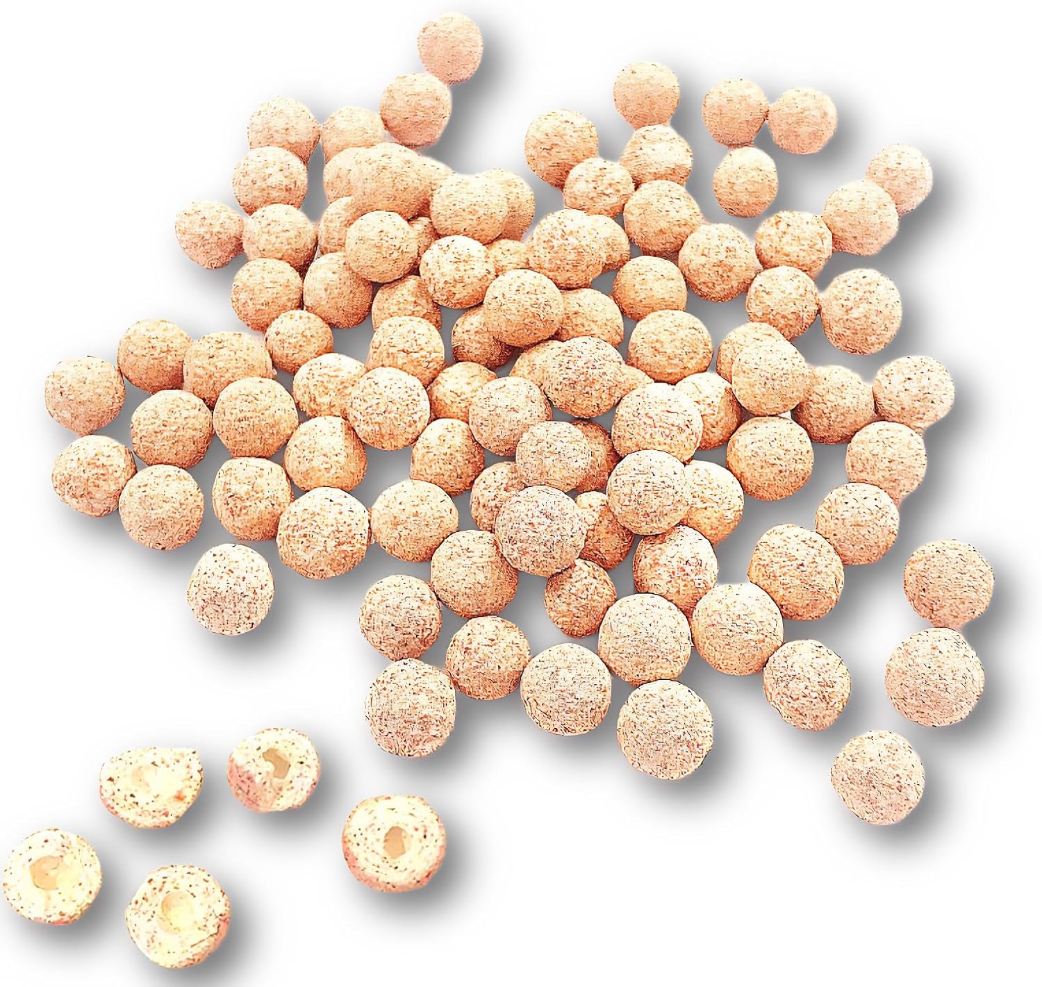 bio Balls for Aquarium Filter Media Pond Filter Material Ceramic Ring Aquarium for Fish Tank Media Bags Hollow