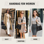 Waterproof Purses for Women Satchel Top-Handle Handbag