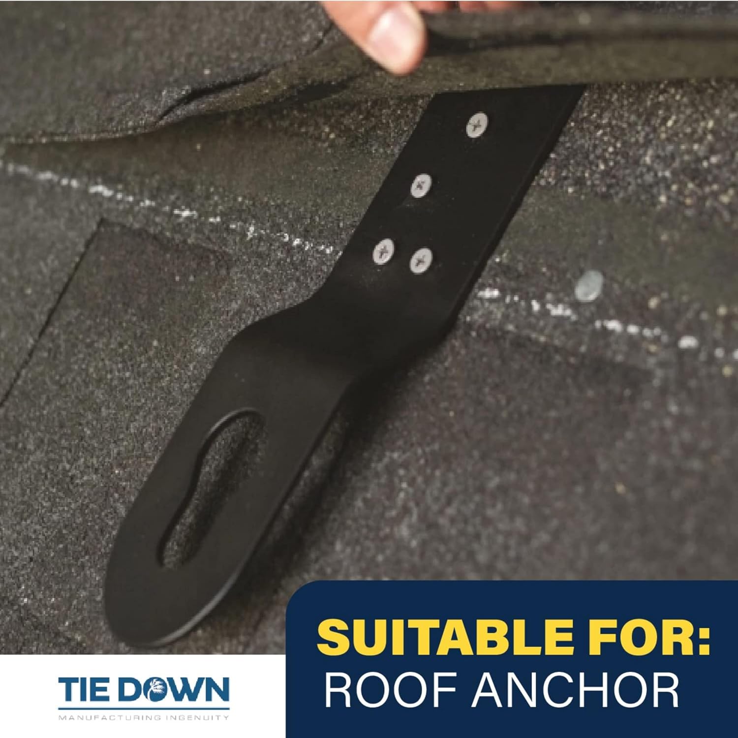 Hitch Clip Roof Anchor 6-Pack – Roofing Anchors for Roof Safety & Fall Protection | Reusable Roof Harness Connection