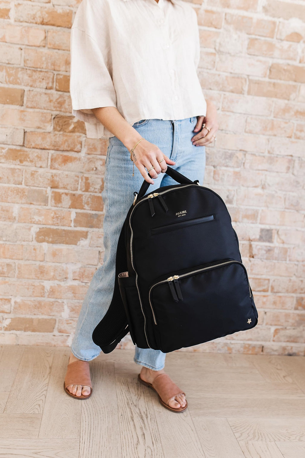 New Classic Diaper Bag Backpack with 15 Pockets, Changing Pad, Large