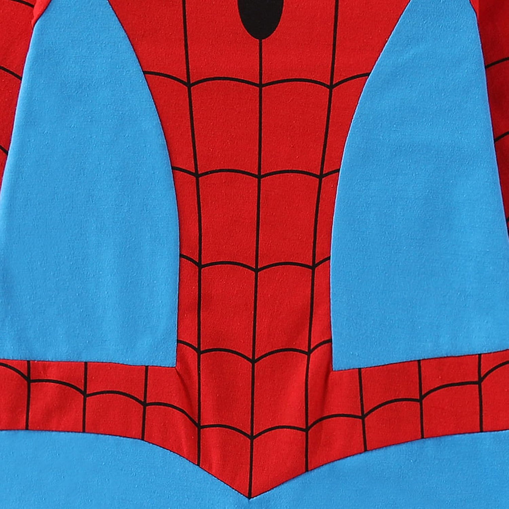 Spider-Man Baby Boys Footie Romper and Hat 2 Piece Set for Infants