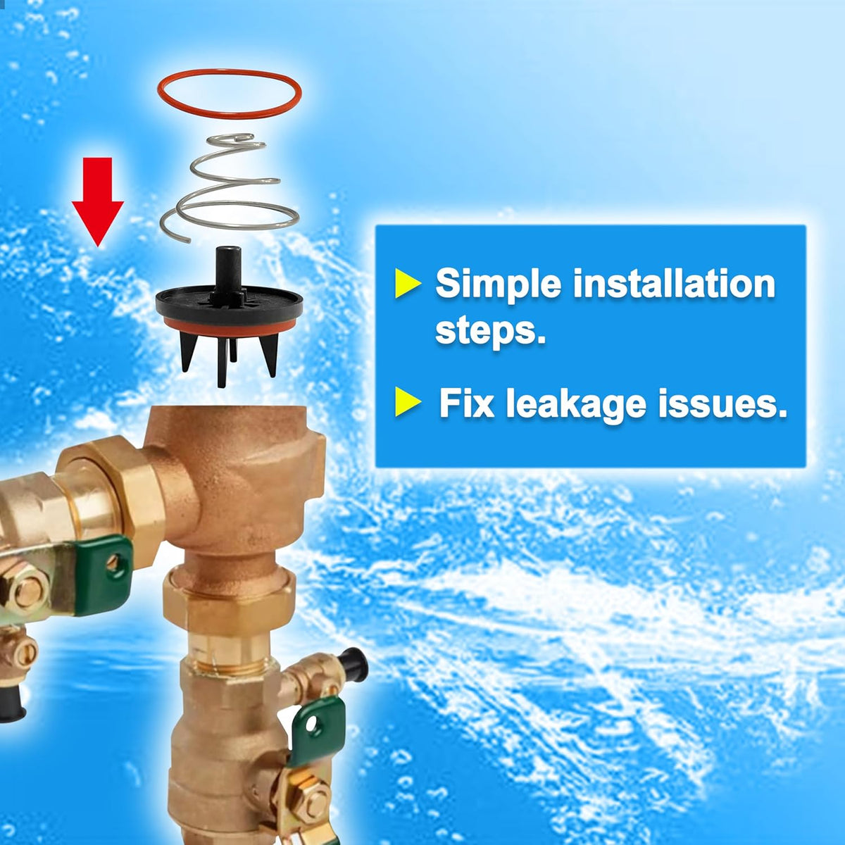 0887704 Backflow Check Repair Kit fit for 800M4 Pressure Vacuum Breaker