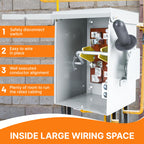 200 Amp Disconnect Switch, 2 Pole Non-Fused General Safety Switch