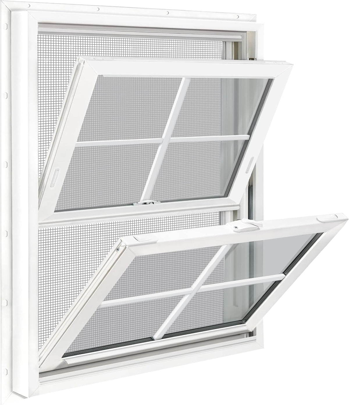 36" x 40" Vinyl Double Hung Window, White