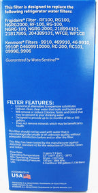 WaterSentinel WSF-2 Refrigerator Replacement Filter: Fits WF1CB Filters