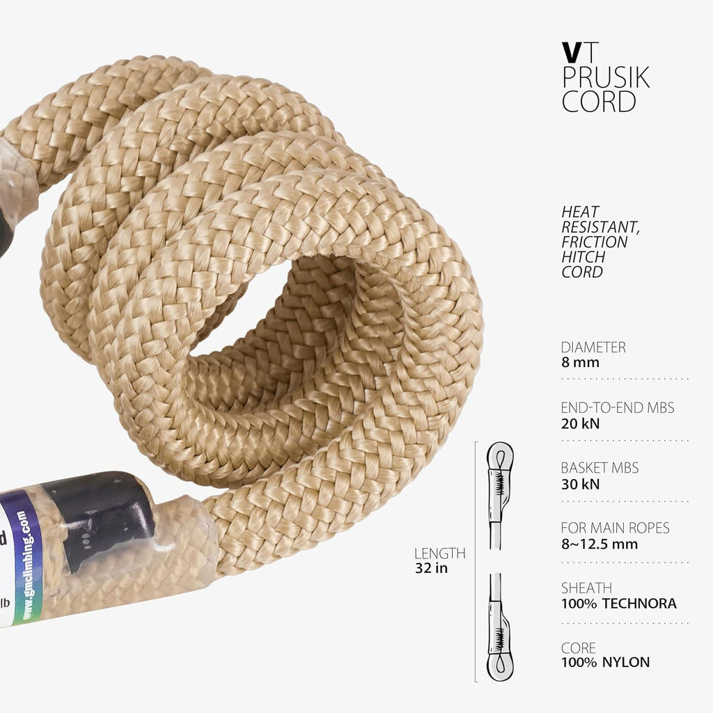 8mm VT Prusik Hitch Cord