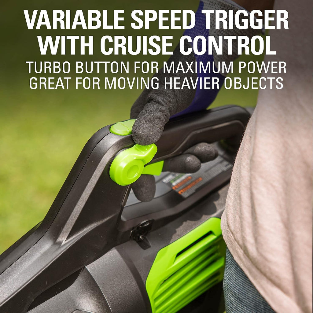 80V Electric Leaf Blower, 730 CFM, Tool Only