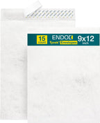 9x12 Tyvek Envelopes – Strong Lightweight Professional Shipping Mailer Tear Resistant DuPont Tyvek Construction &