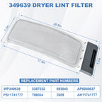 BigHead 349639 WP349639 Dryer Lint Filter Screen Replacement 1 Pack