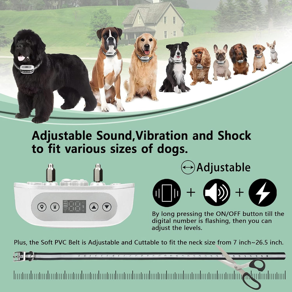 GPS Wireless Dog Fence System, Electric Satellite Technology Pet Containment System by GPS Signal Boundary for Dogs