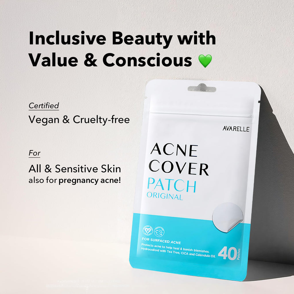 Original Hydrocolloid Acne Pimple Patches for face (40 Count)
