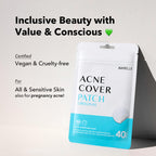 Original Hydrocolloid Acne Pimple Patches for face (40 Count)