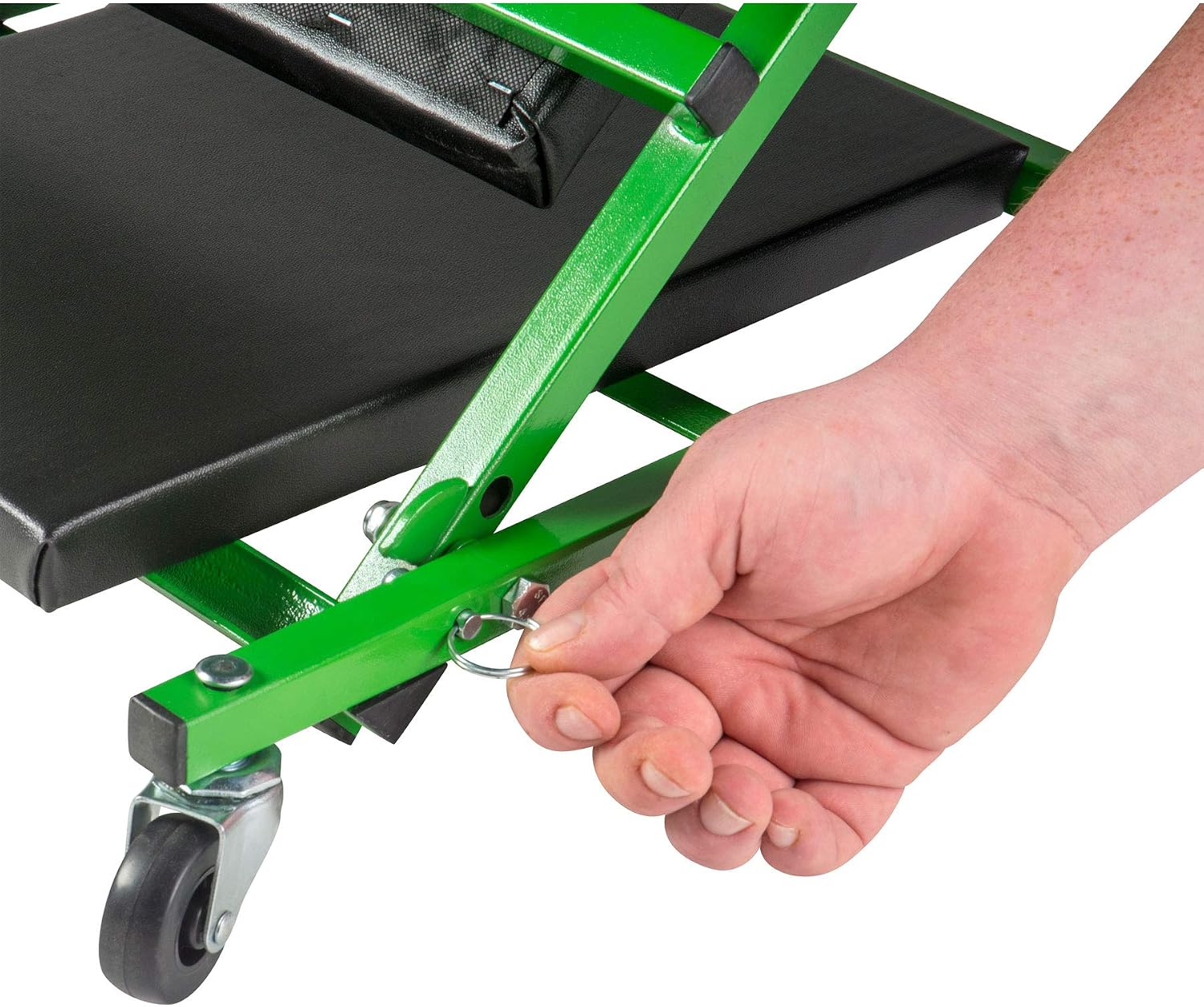 C-2036DG Black/Green 300 Lbs Mechanic Creeper