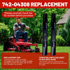BAIFULONG 942-04308 42" Mower Blade kit Replacement for Cub Cadet 942-04312
