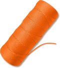 Orange Mason Line String Line - #18 Braided Nylon String - 250 Ft Length - Nylon Twine for Gardening Or Masonry Tools