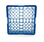 Peg Plate Rack for Commercial Dishwasher | Full Size Tray Rack | Polypropylene | Blue