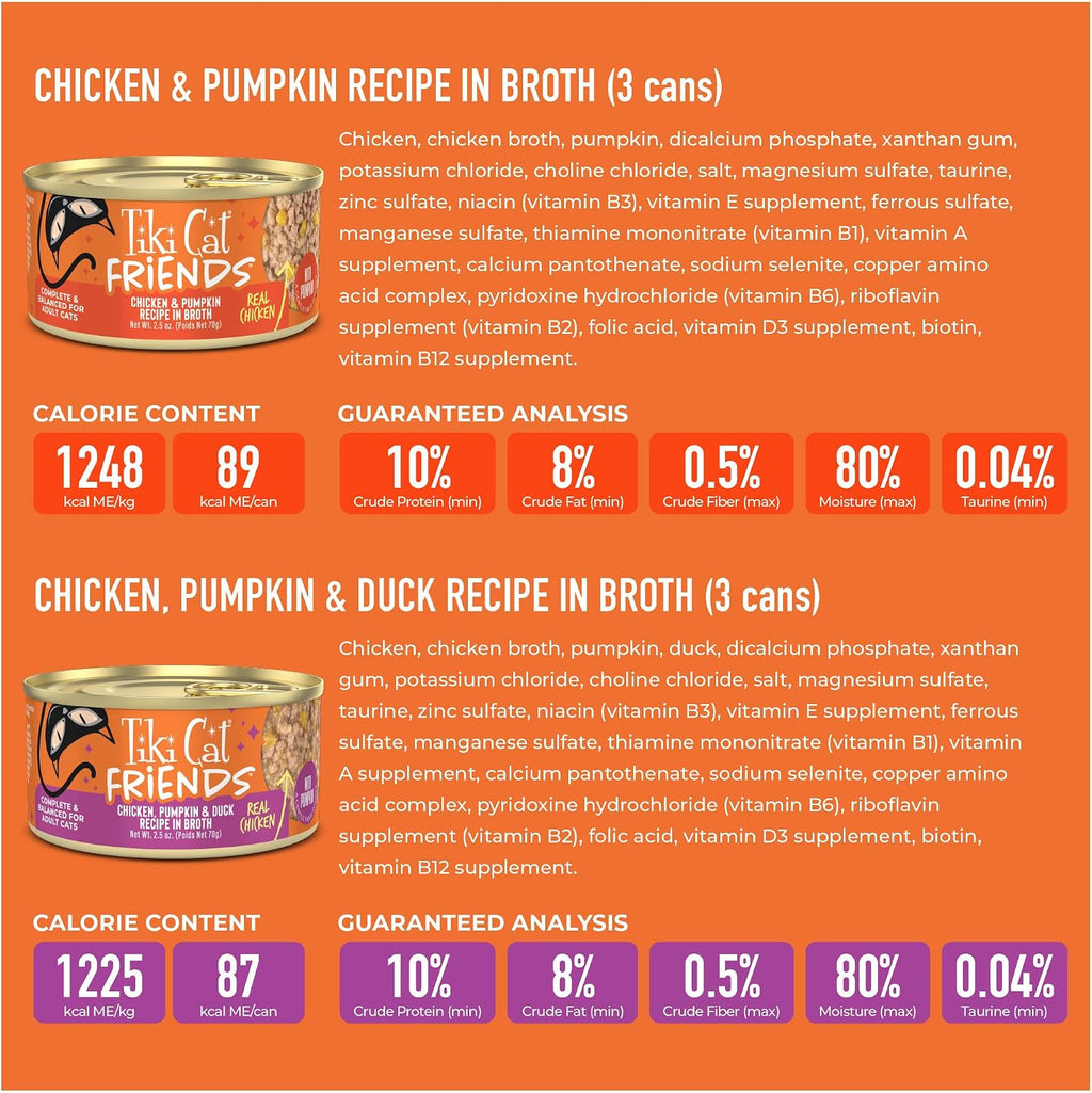 Friends Wet Cat Food, Chicken Variety Pack, 2.5 oz. Can, 12 Count