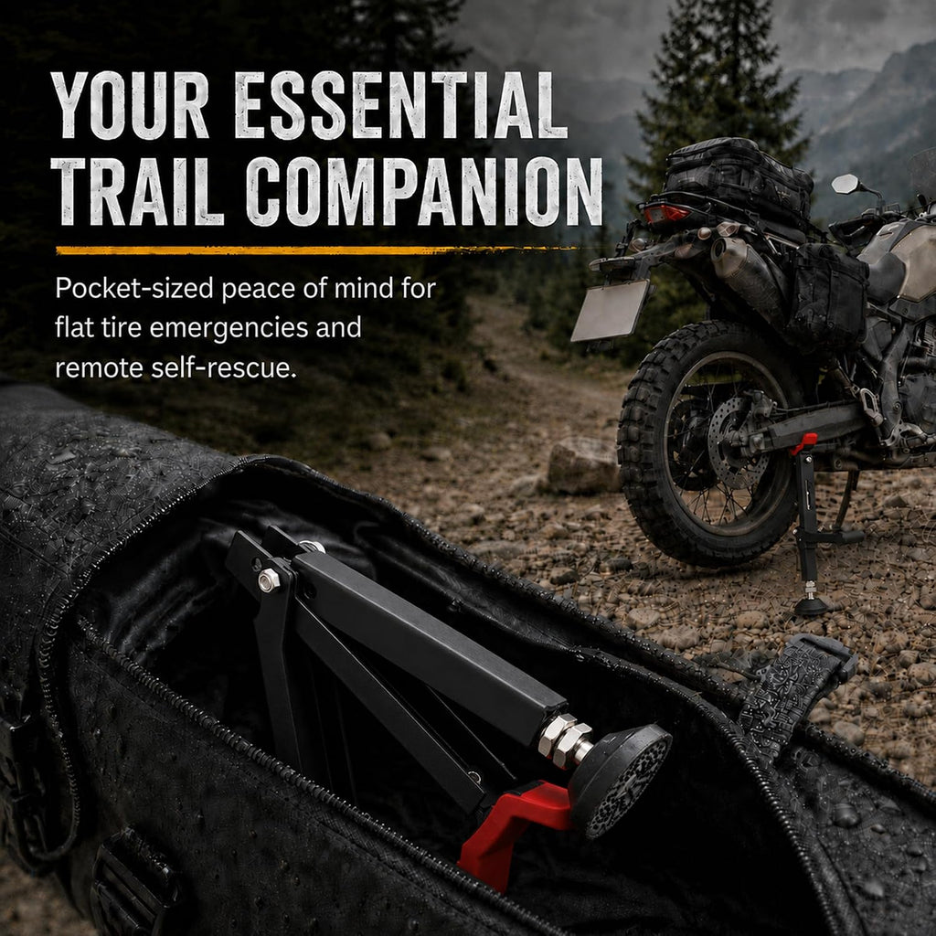 Universal Portable Motorcycle Stand Lift Chain Cleaning Kit with Brake Holder Wheel Stand Lift Jack