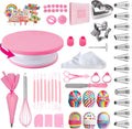 Cake Decorating Supplies Kit Tools 255pcs, Cake Decorating Set with Cake Turntable, 12 Numbered Icing Piping Tips