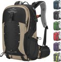 40L Hiking Backpack, Lightweight Camping Daypack with Rain Cover | Water-Resistant Rip-Stop Nylon, Wet/Dry