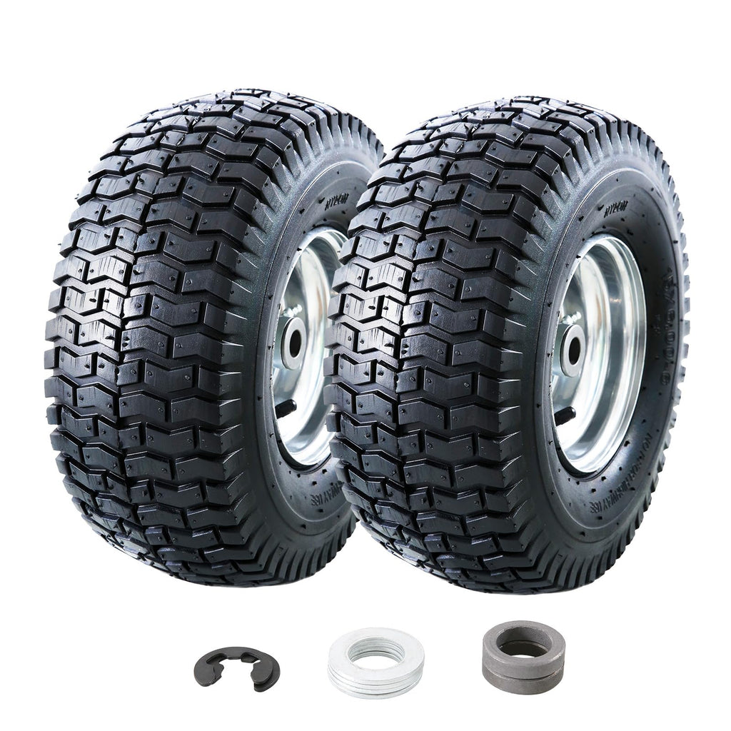 MZREXN 15x6.00-6 Lawn Mower Tires and Wheel Front Tires Replacement
