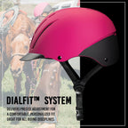 Spirit Duratec Full Coverage Horse Riding Helmet, Adjustable Fit